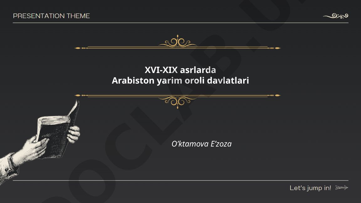 XVI-XIX asrlarda Arabiston yarim oroli davlatlari