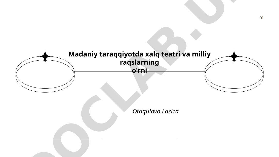 Madaniy taraqqiyotda xalq teatri va milliy raqslarning o'rni