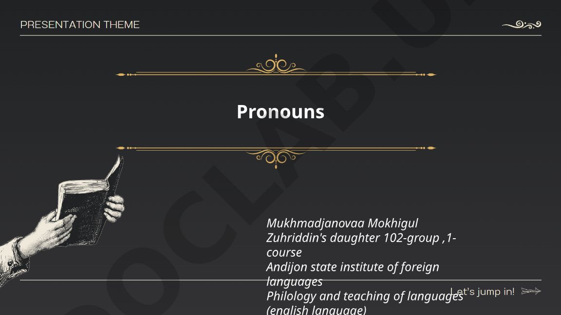 Personal, Possessive, and Reflexive Pronouns in English