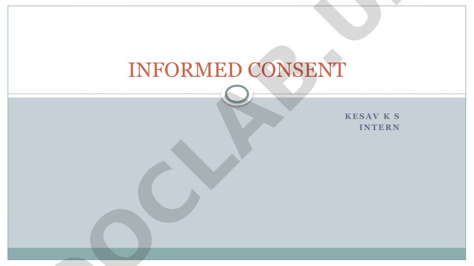 Informed Consent in Medical Practice