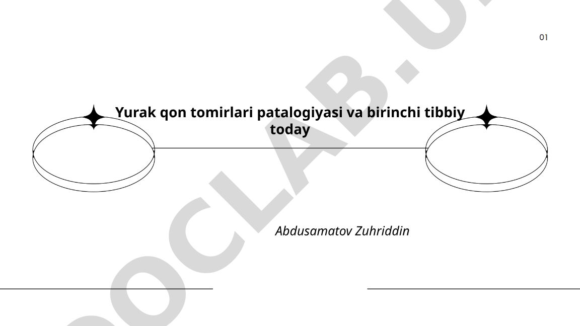 Yurak qon tomirlari patalogiyasi va birinchi tibbiy yordam
