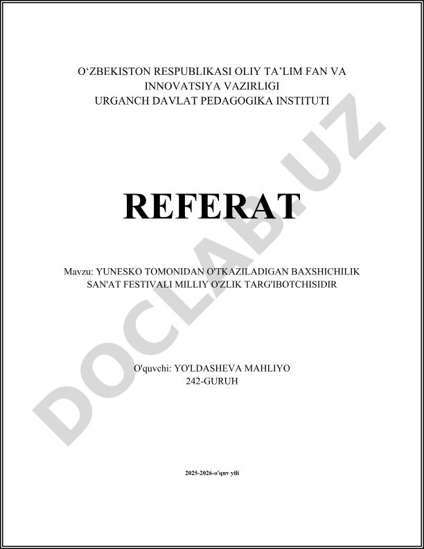 YUNESKO tomonidan o'tkaziladigan baxshichilik san'ati festivali milliy o'zlik targ'ibotchisidir