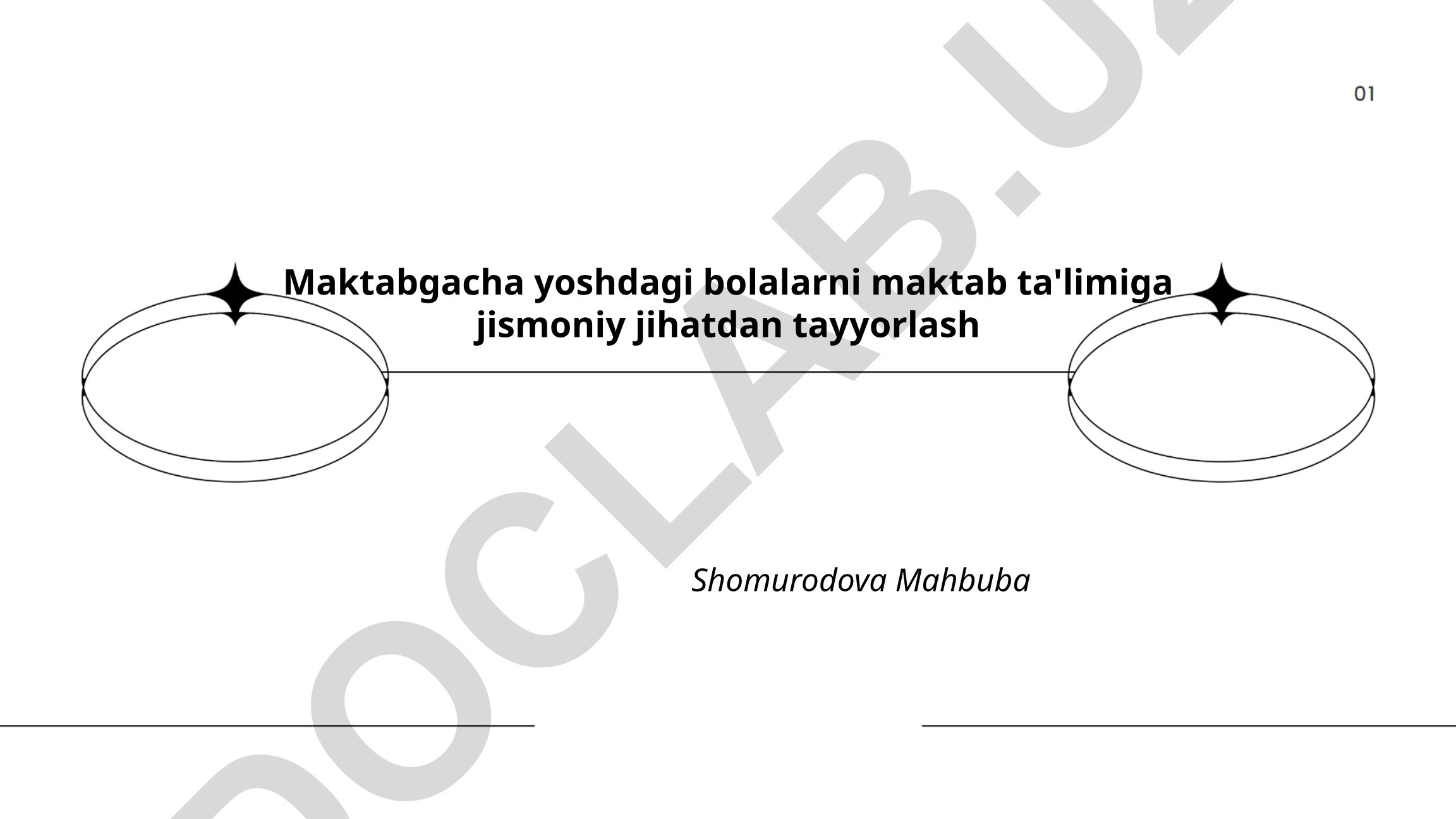 Maktabgacha yoshdagi bolalarni maktab ta'limiga jismoniy jihatdan tayyorlash