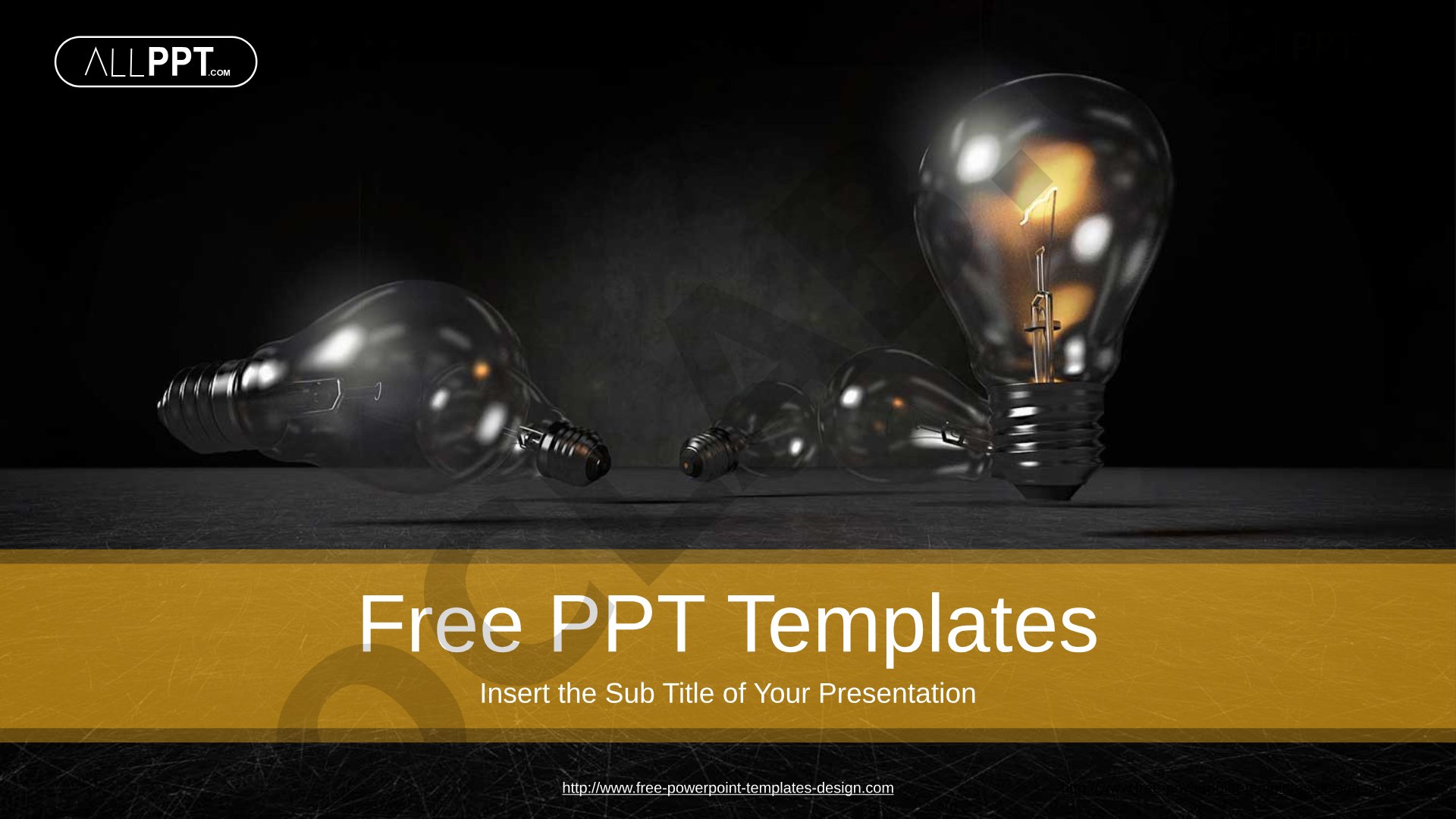 Free PowerPoint Template with Sections