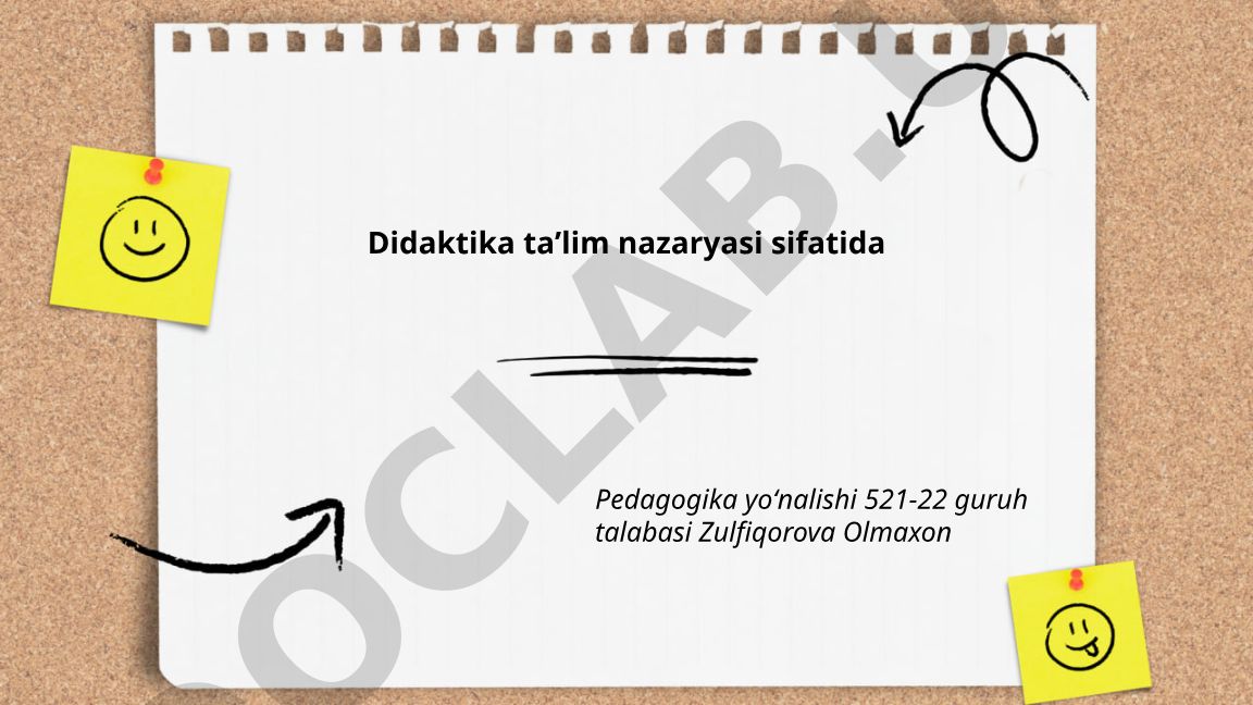 Didaktika taʼlim nazaryasi: tushuncha, mohiyati va rivojlanishi