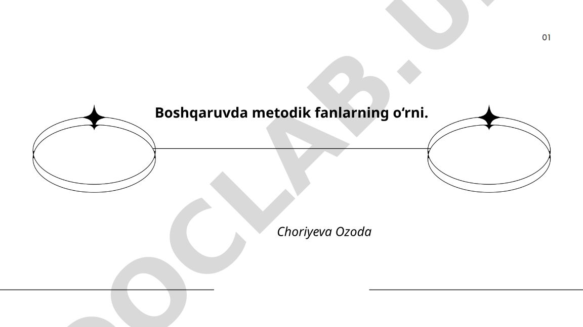 Boshqaruvda metodik fanlarning o‘rni va funksiyalari