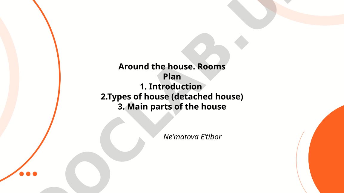 Around the house: Rooms and their functions