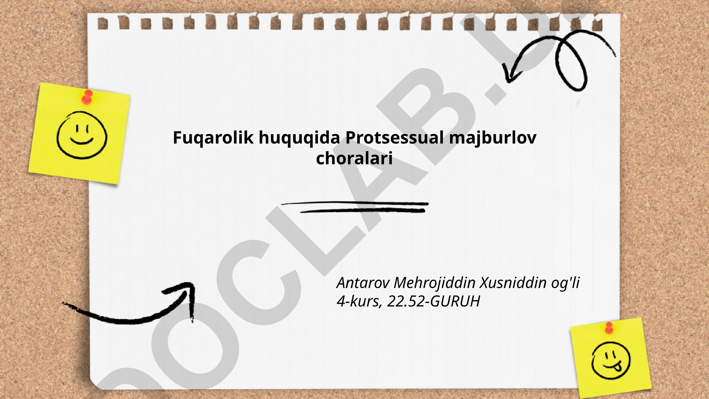 Fuqarolik huquqida protsessual majburlov choralari