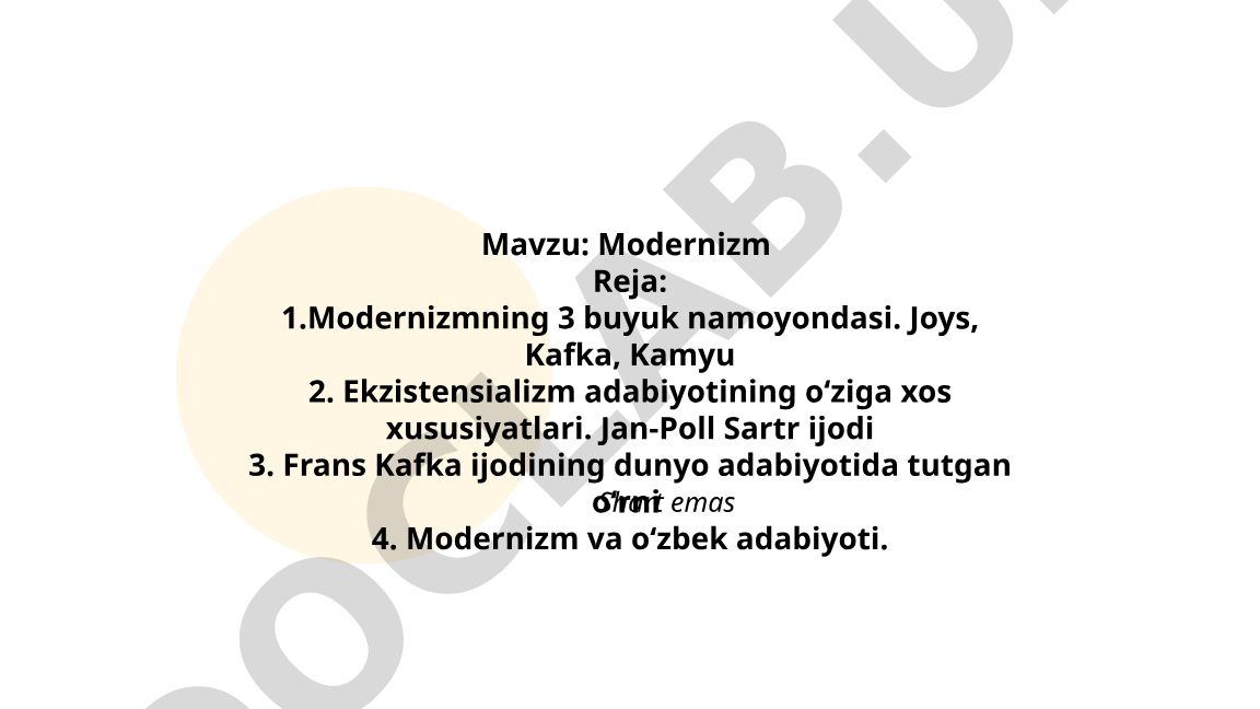 Modernizm