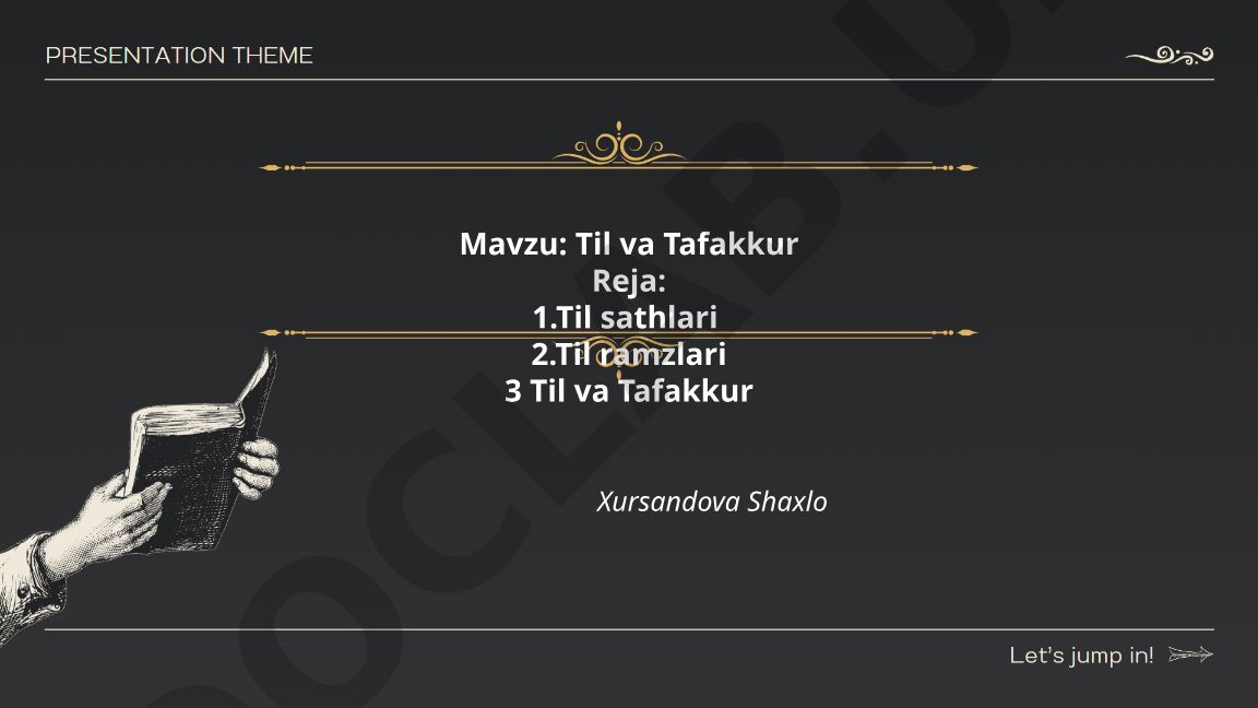 Til va Tafakkur