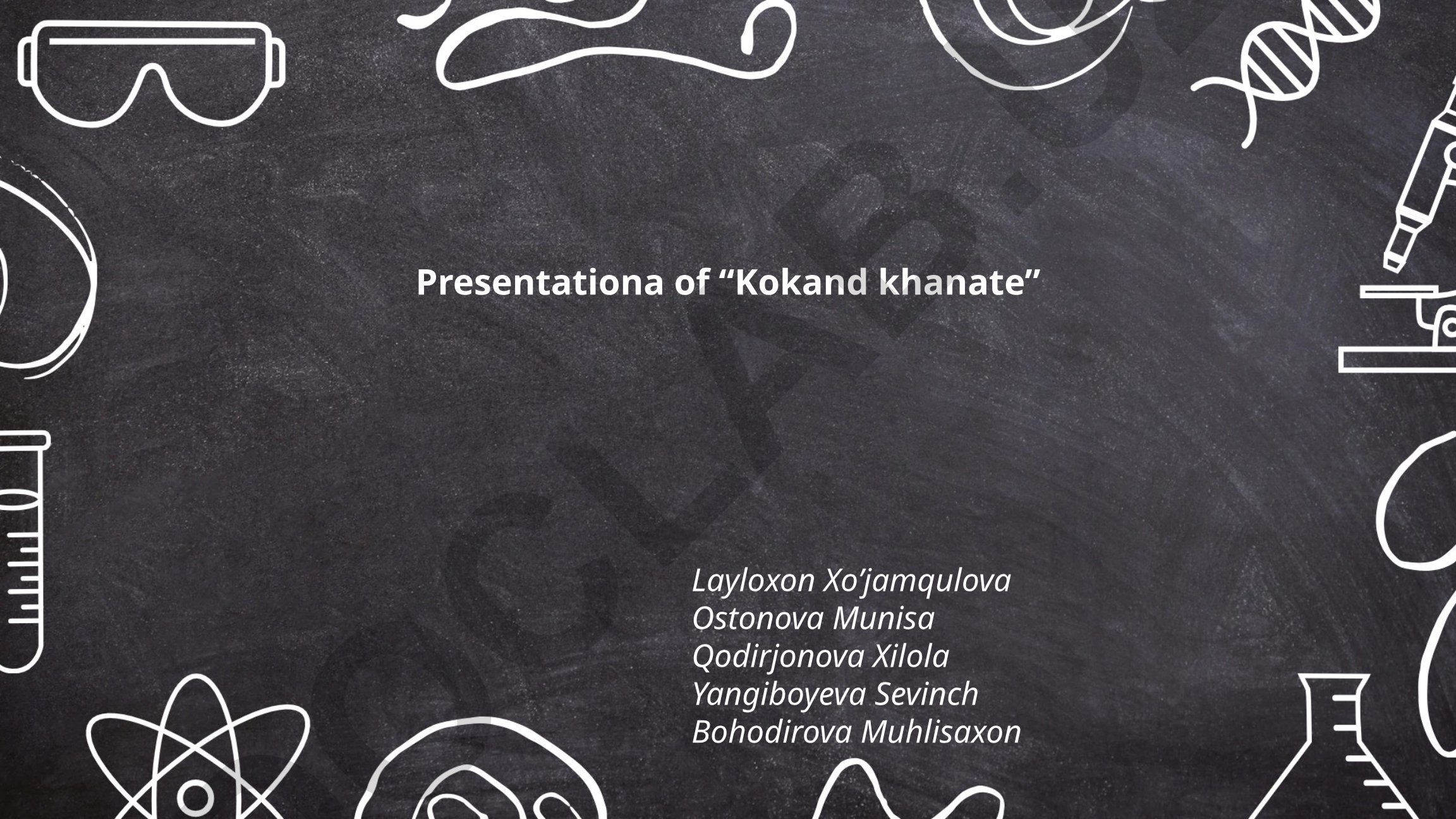 Kokand khanate