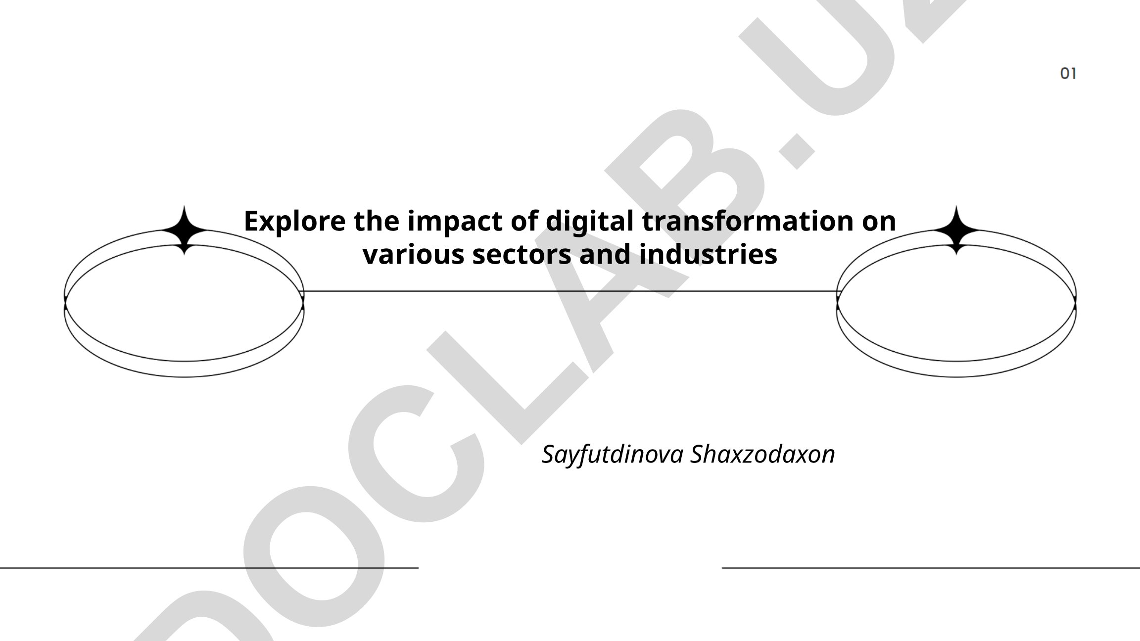 Digital transformation impact on healthcare, education, and financial sectors
