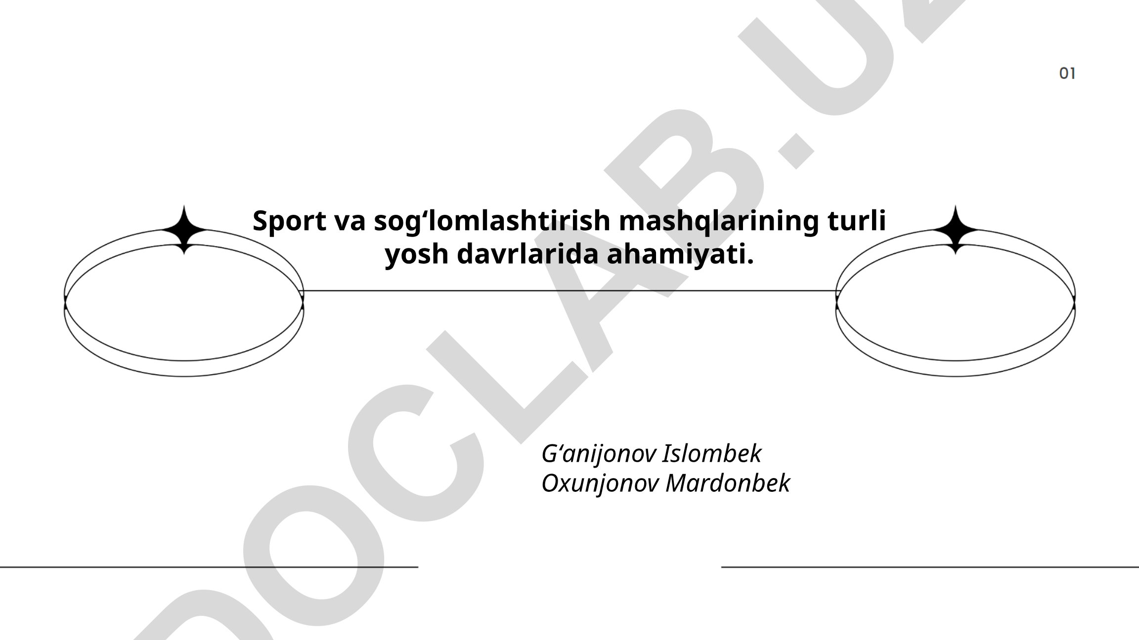 Sport va sog‘lomlashtirish mashqlarining turli yosh davrlarida ahamiyati