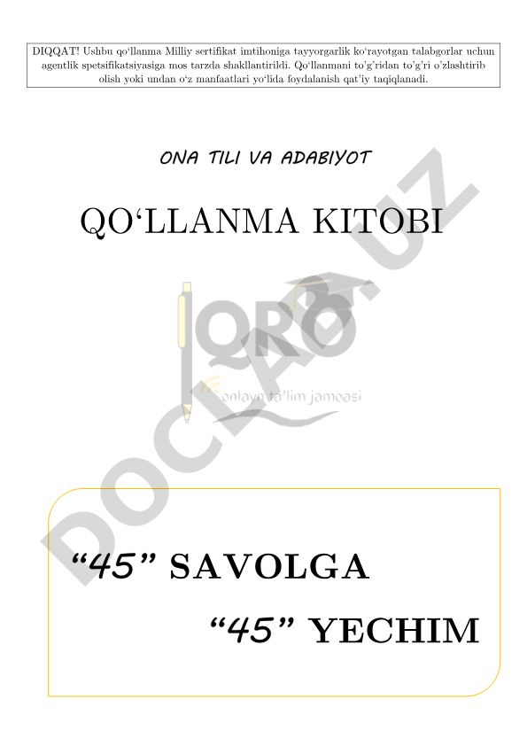 Ilmiy matnlarni tahlil qilish bo'yicha qo'llanma