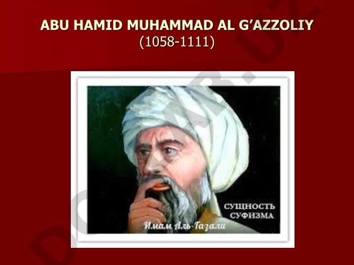 Abu Hamid Muhammad al G'azzoliy hayoti va Tavba asari