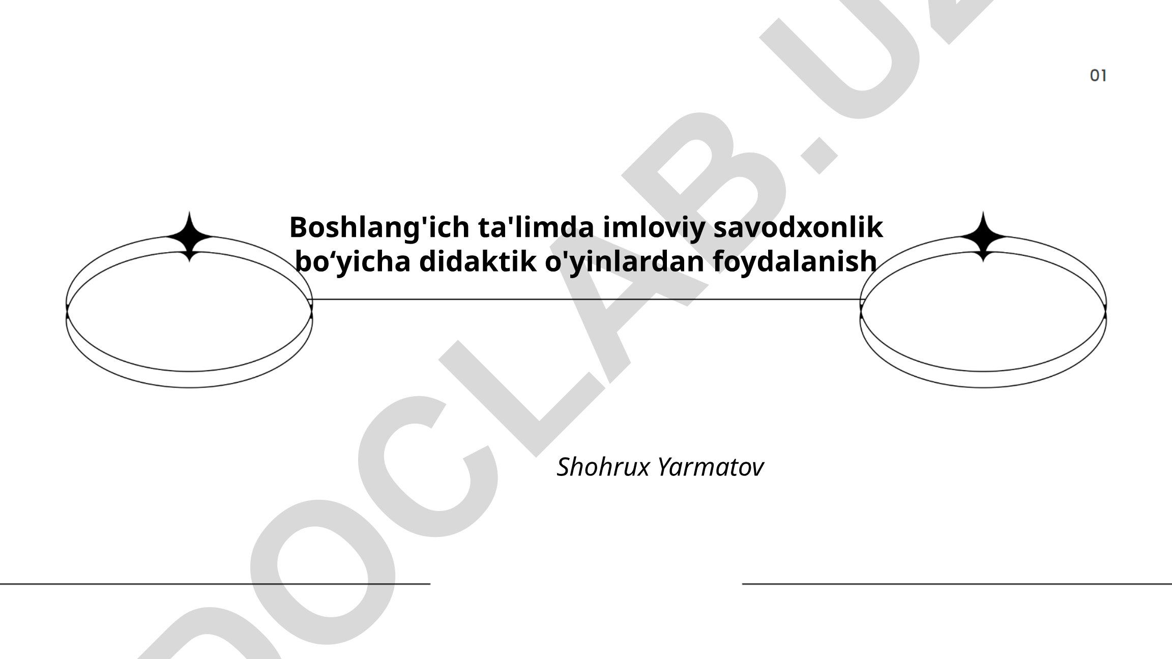 Boshlang'ich ta'limda imloviy savodxonlik bo'yicha didaktik o'yinlardan foydalanish