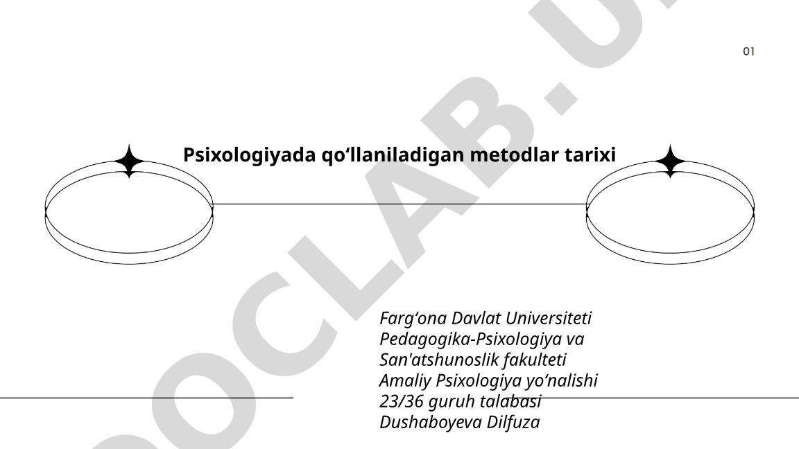 Psixologiyada qoʻllaniladigan metodlar tarixi