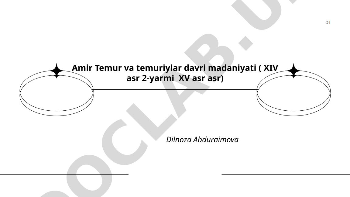 Amir Temur va temuriylar davri madaniyati (XIV-XV asrlar)