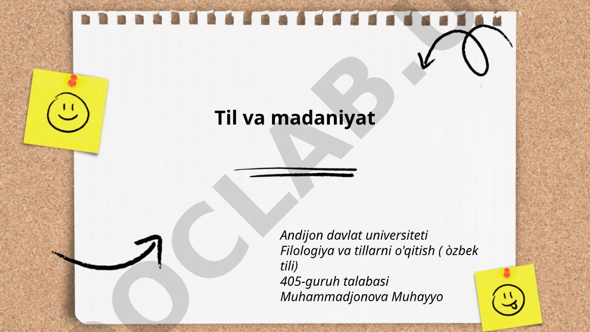 Til va madaniyatning o'zaro bog'liqligi va milliy identifikatsiya
