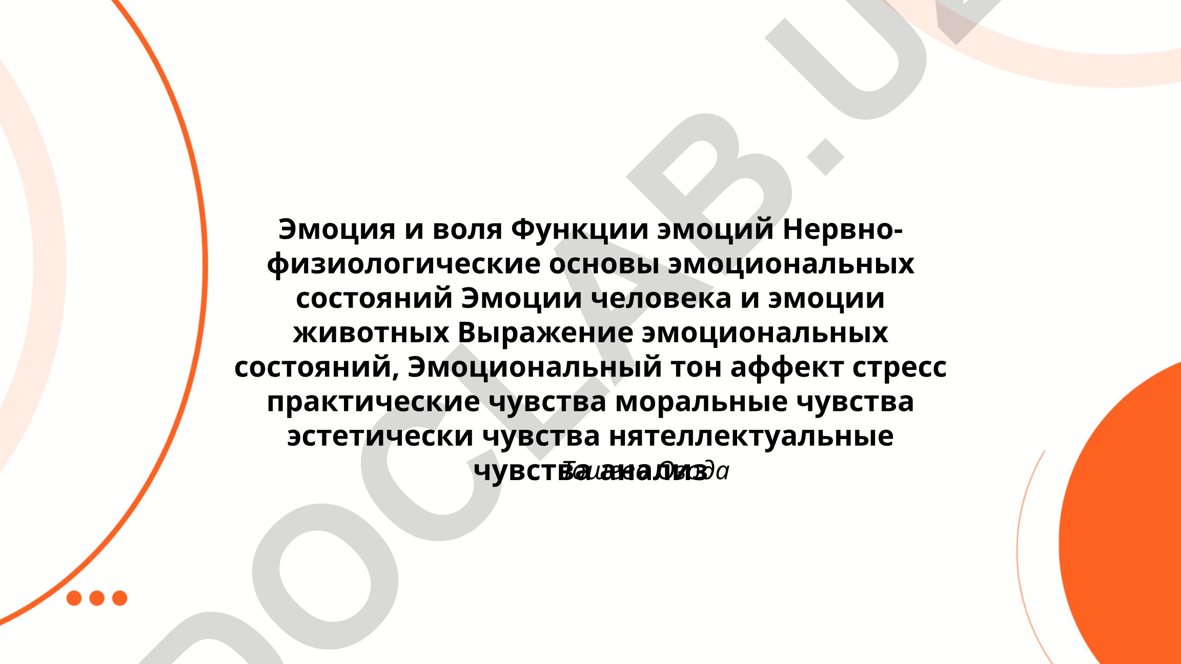 Эмоции и воля: функции, нервно-физиологические основы и анализ
