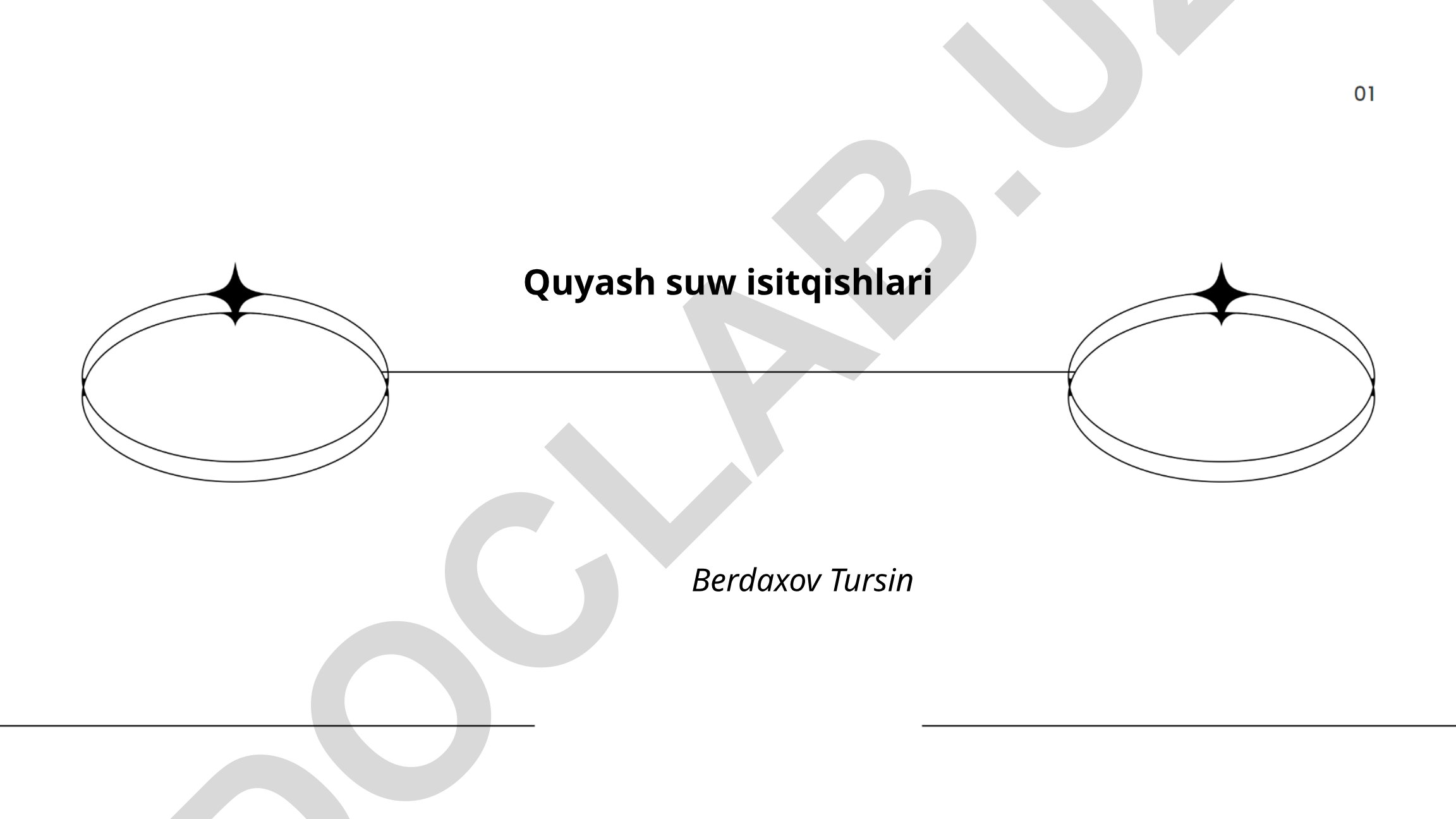 Quyosh energiyasidan foydalanish va quyosh suv isitgichlari