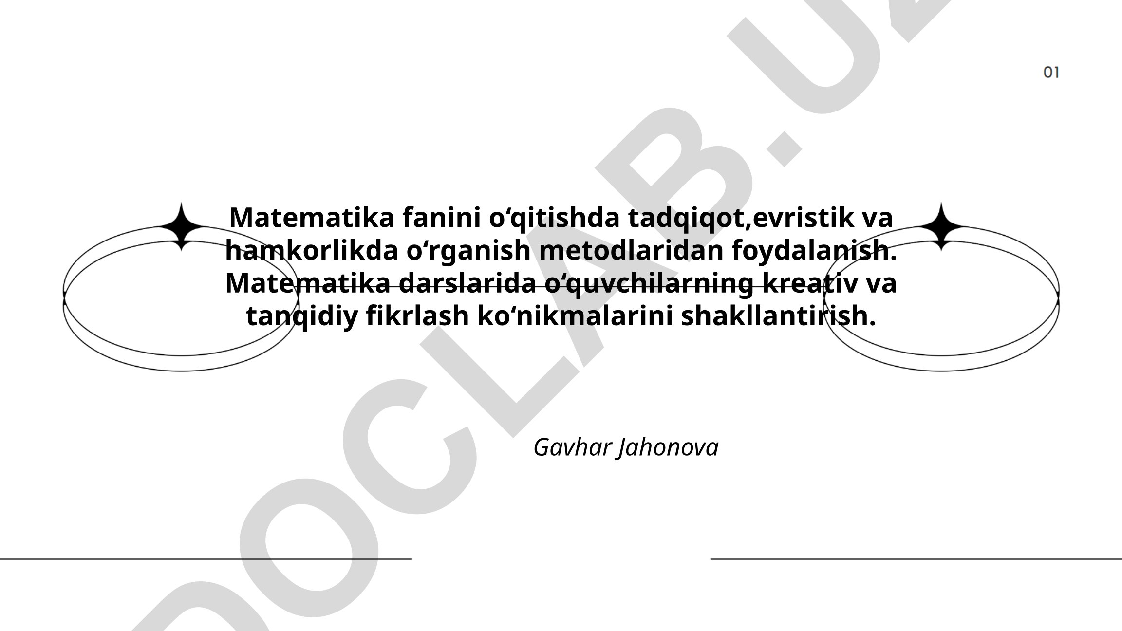 Matematika fanini o‘qitishda tadqiqot, evristik va hamkorlikda o‘rganish metodlari