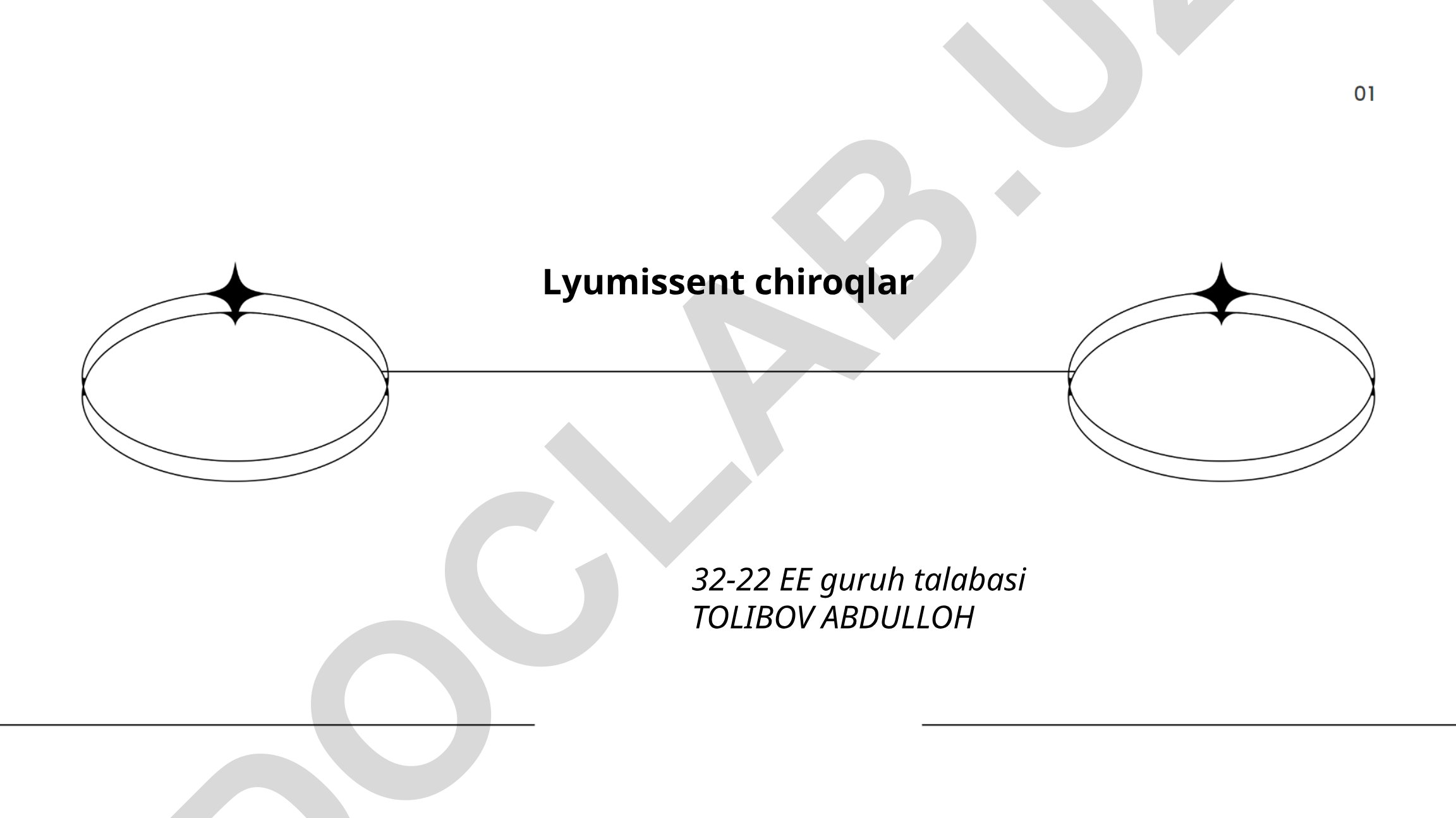 Lyumissent chiroqlar tarixi, ishlash prinsipi va turlari
