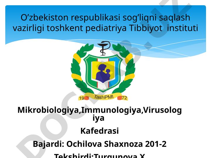 Antigen va antitela turlari va xossalari