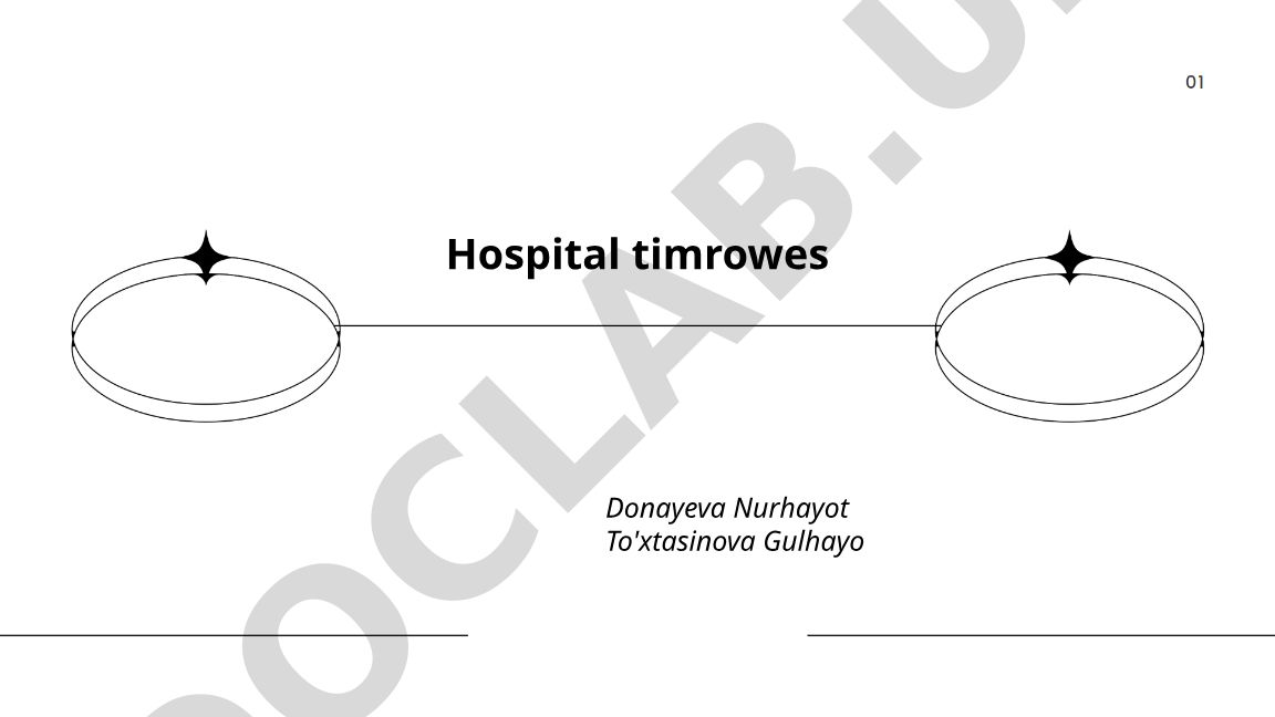 Hospital Timrowes tarixi va tashkiliy tuzilmasi