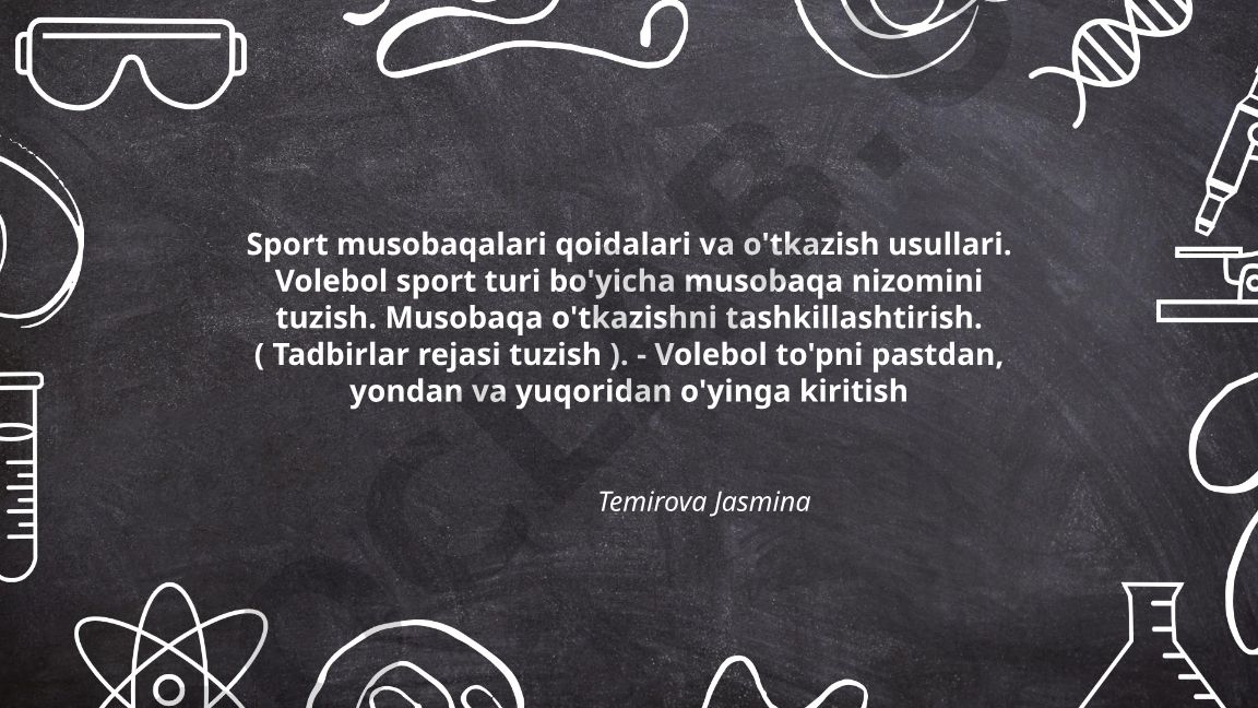 Volebol musobaqalari qoidalari va o'tkazish usullari