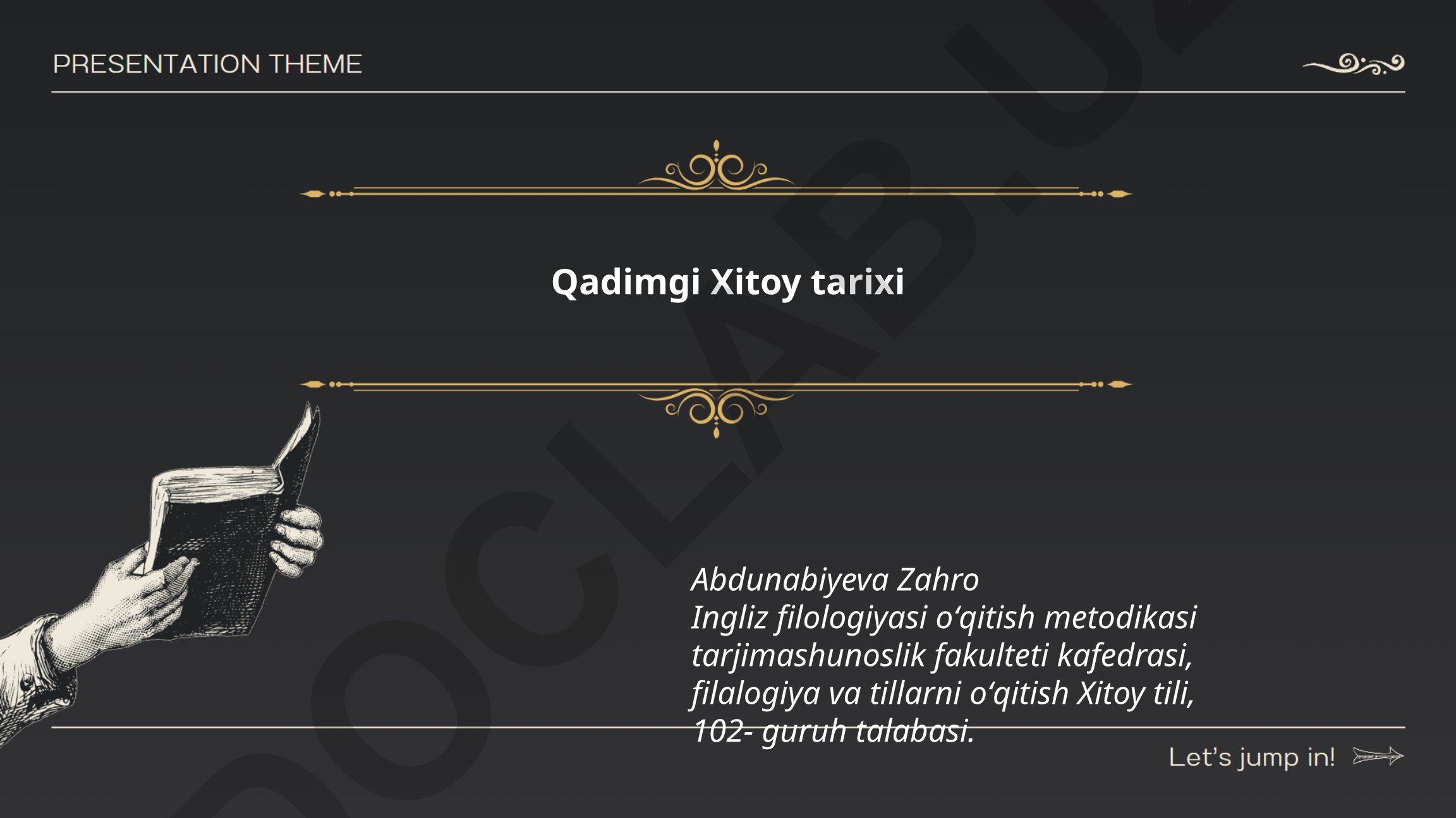 Qadimgi Xitoy tarixi va tsivilizatsiyasi