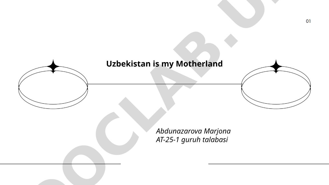 O'zbekistonning mustaqilligi va milliy o'ziga xosligi