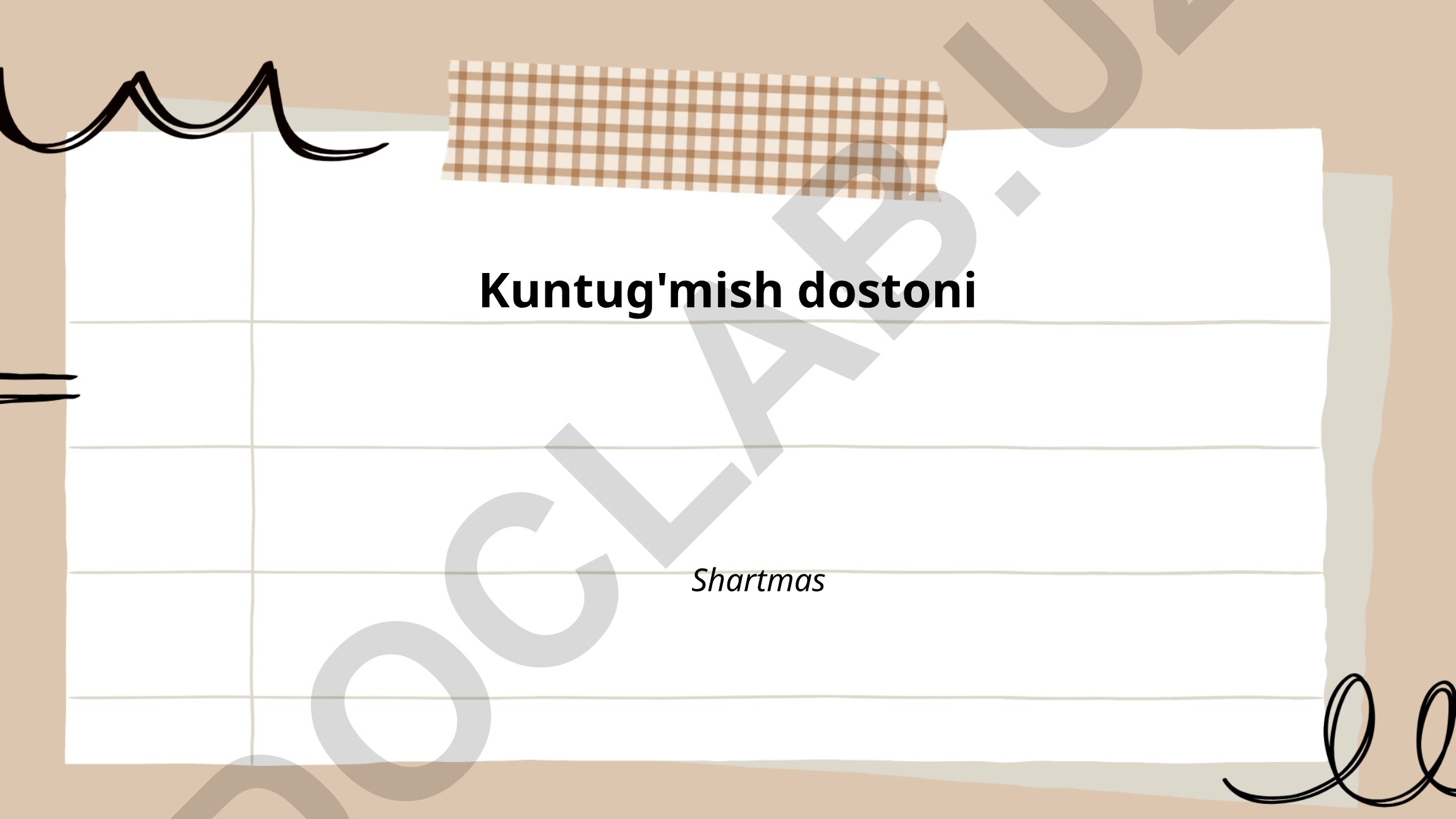 Kuntug'mish dostonining kelib chiqishi, tarixi va tahlili