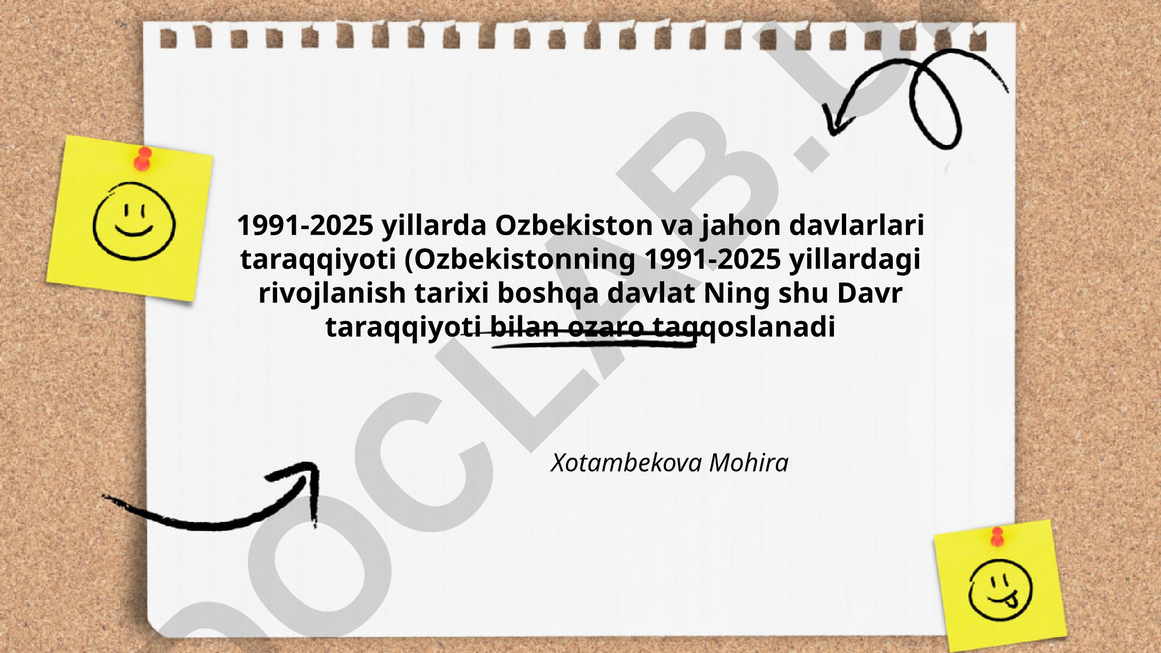 1991-2025 yillarda O'zbekiston va jahon davlatlari taraqqiyoti
