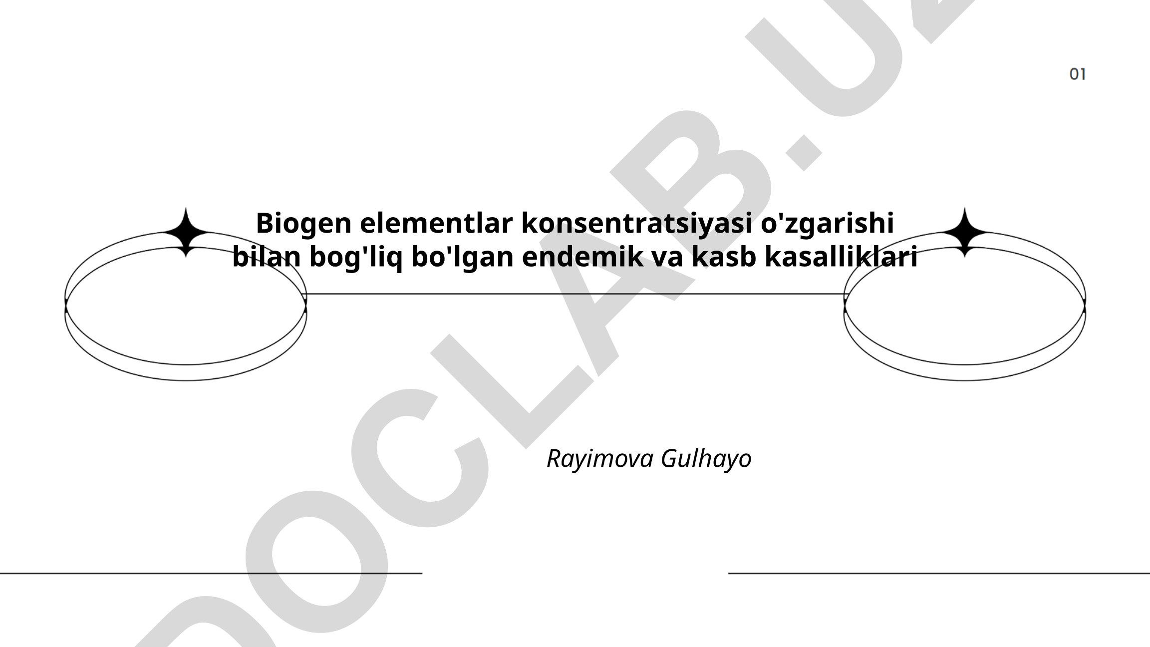 Biogen elementlar konsentratsiyasi o'zgarishi bilan bog'liq endemik va kasb kasalliklari