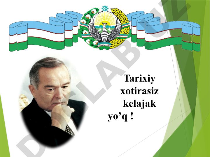 Tarixiy xotirasiz kelajak yo'q