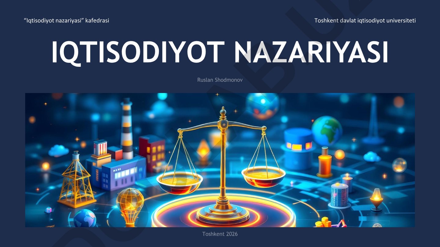 Moliya tizimi va moliyaviy siyosat