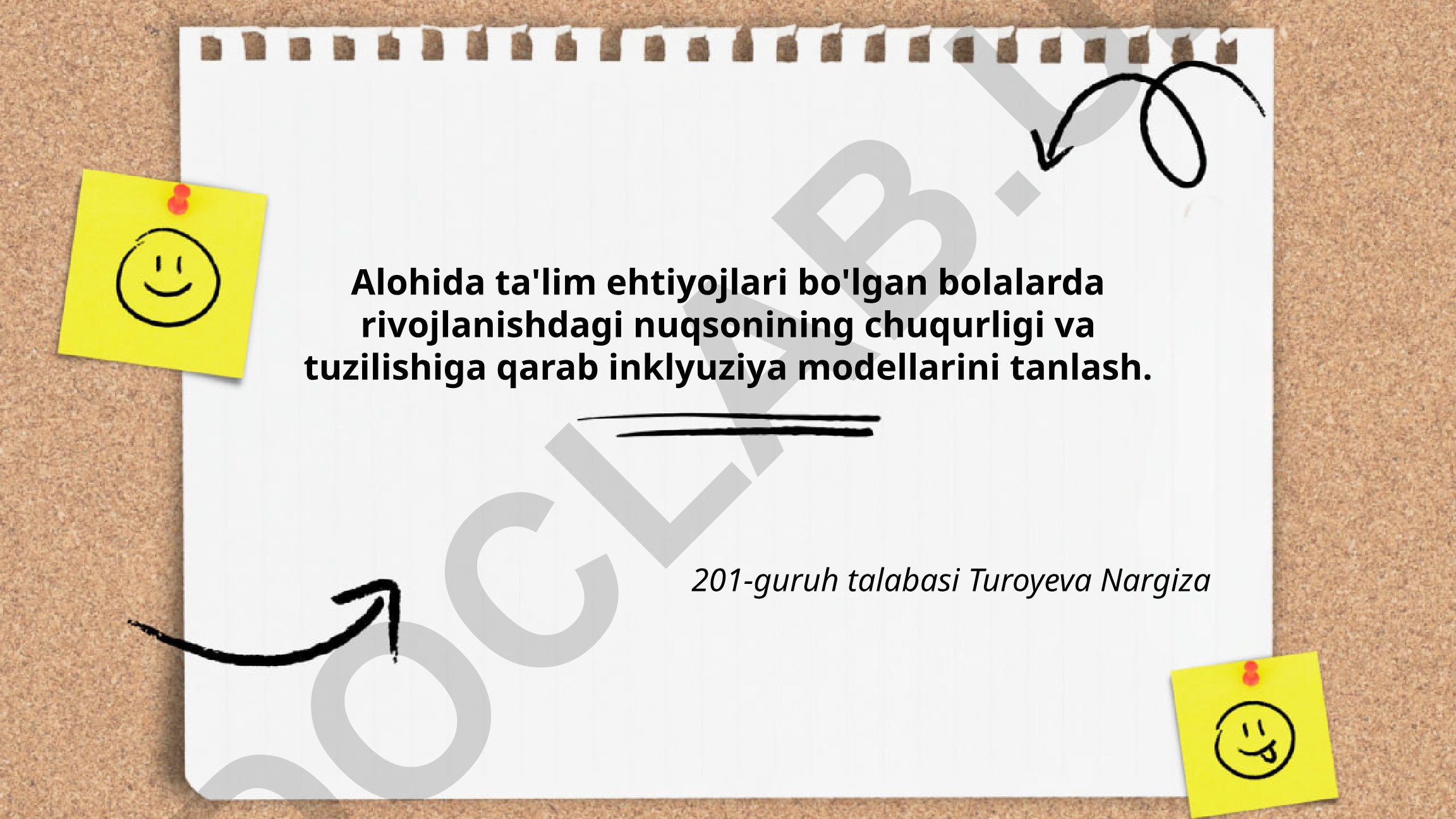 Alohida ta'lim ehtiyojlari bo'lgan bolalarda inklyuziya modellarini tanlash