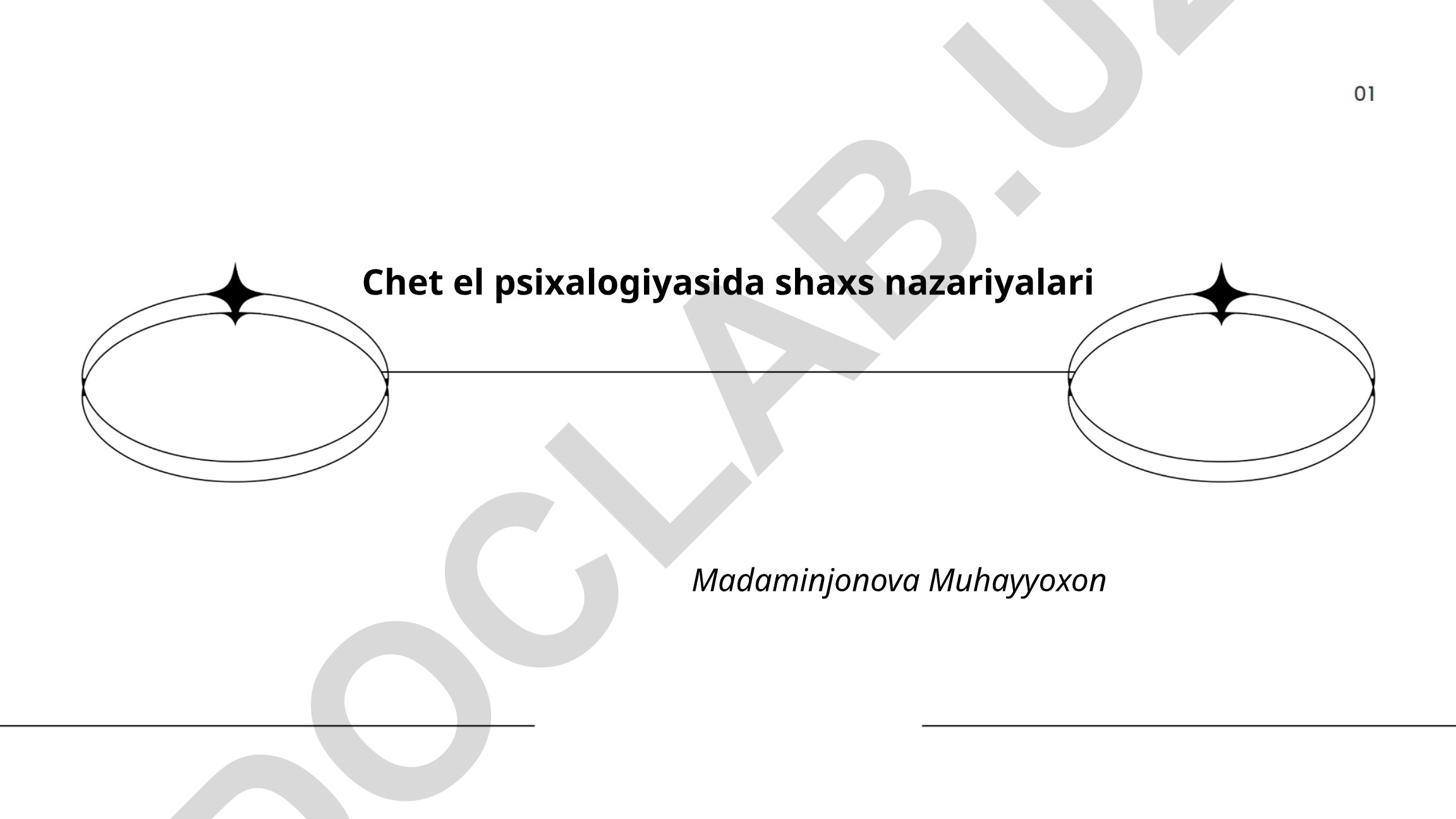 Chet el psixologiyasida shaxs nazariyalari