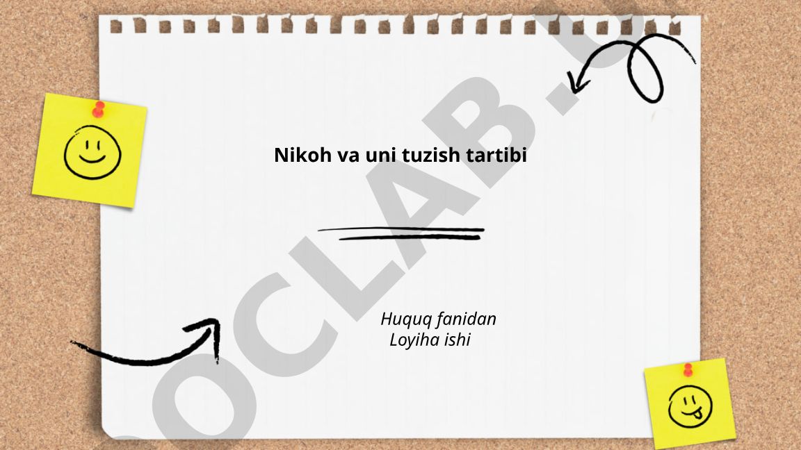 Nikoh va uni tuzish tartibi