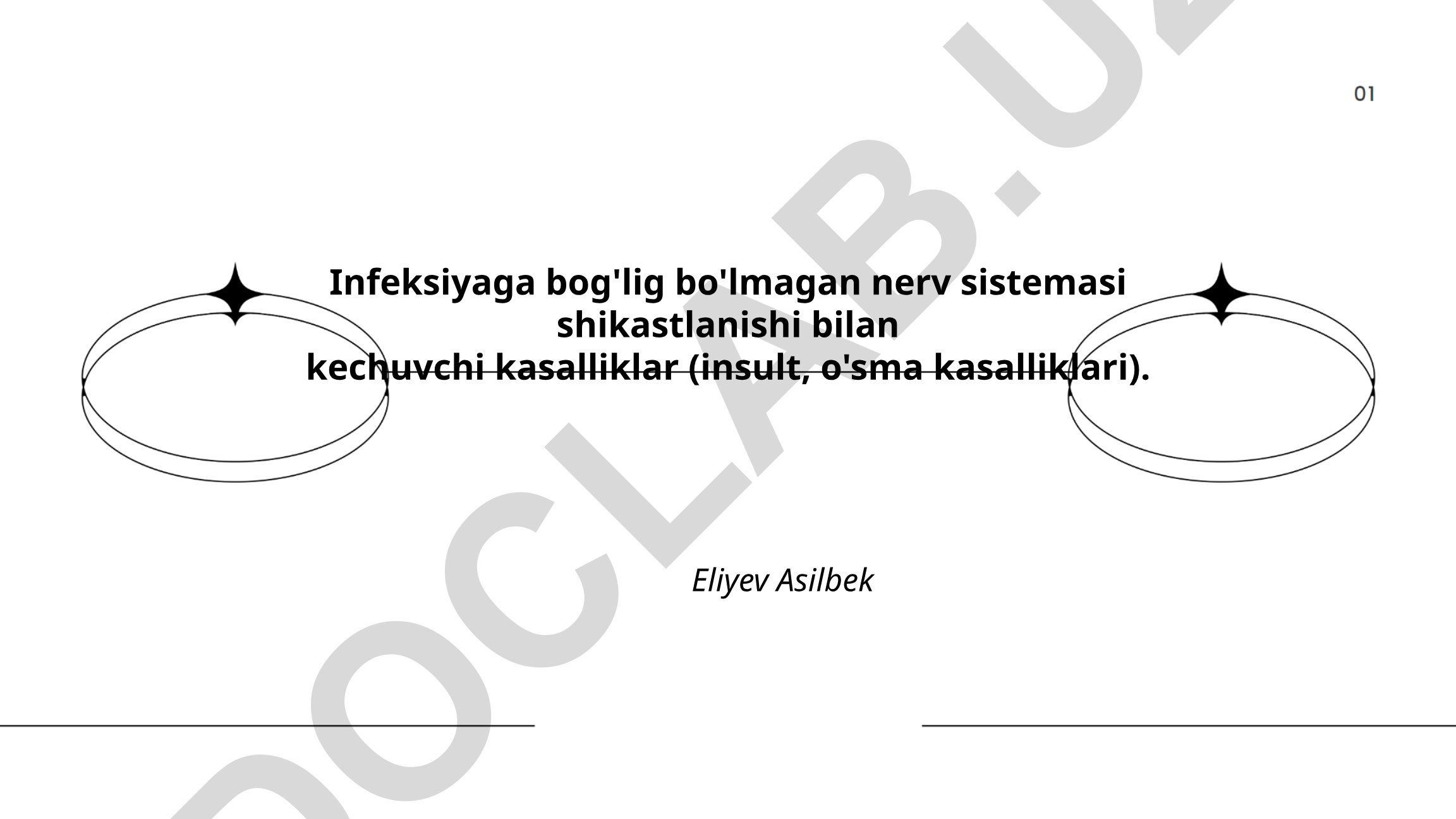 Infeksiyaga bog'liq bo'lmagan nerv sistemasi shikastlanishi bilan kechuvchi kasalliklar
