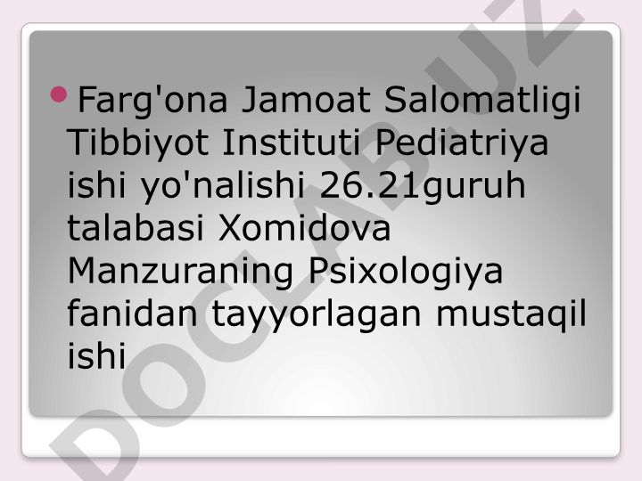Tarbiya mezonlari va metodlari