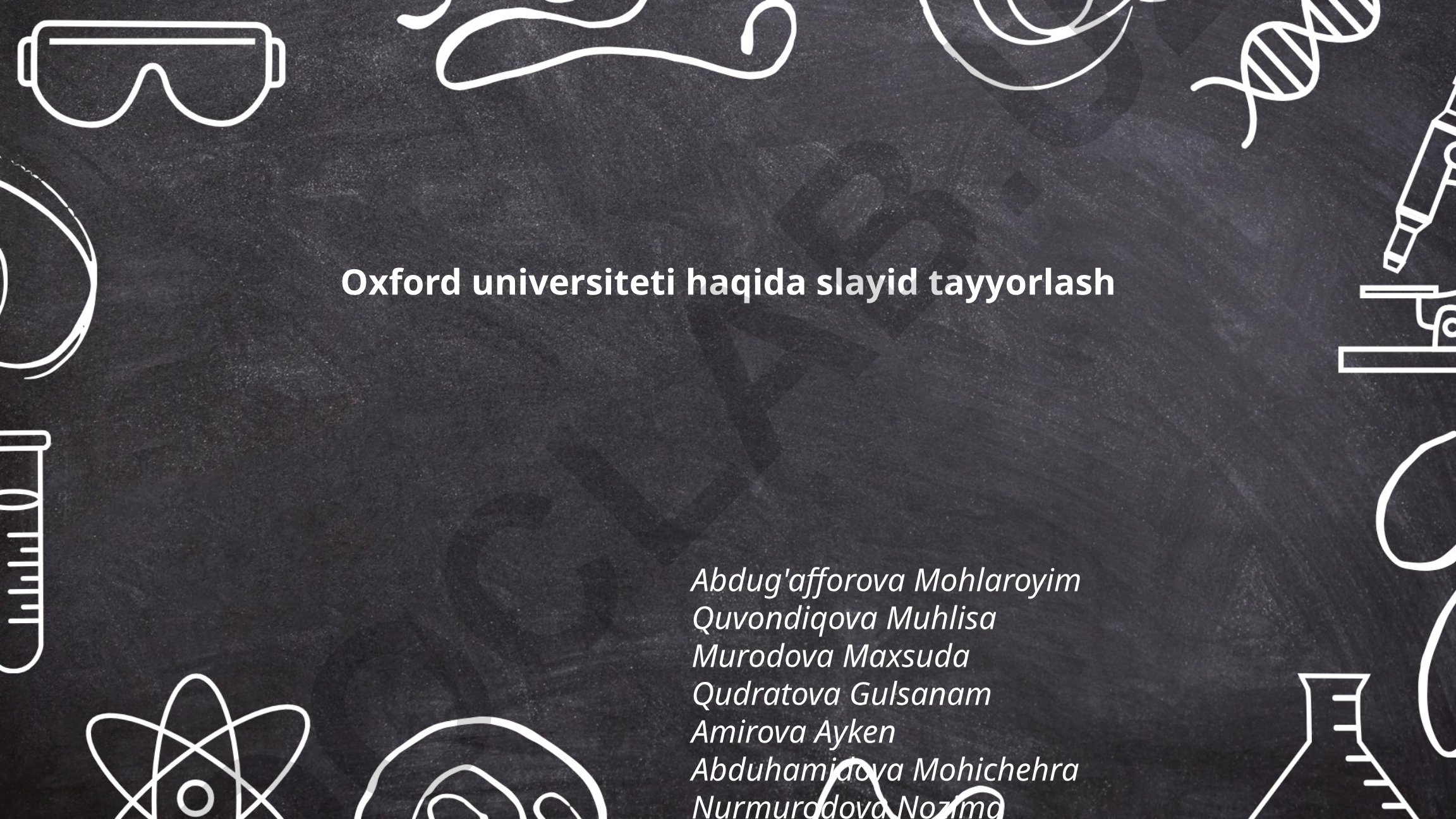 Oxford universiteti tarixi va tuzilmasi