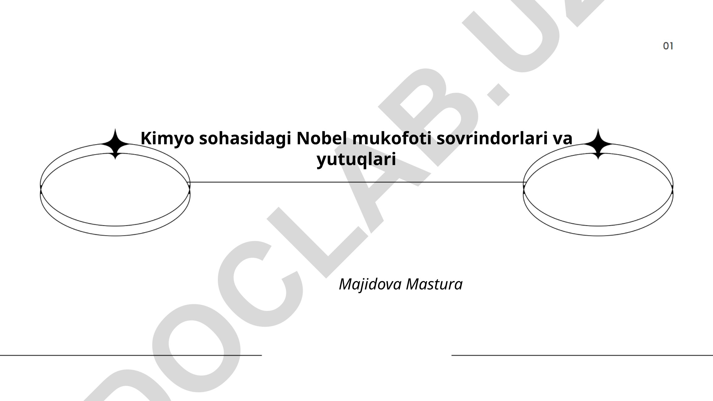 Kimyo sohasidagi Nobel mukofoti sovrindorlari va yutuqlari