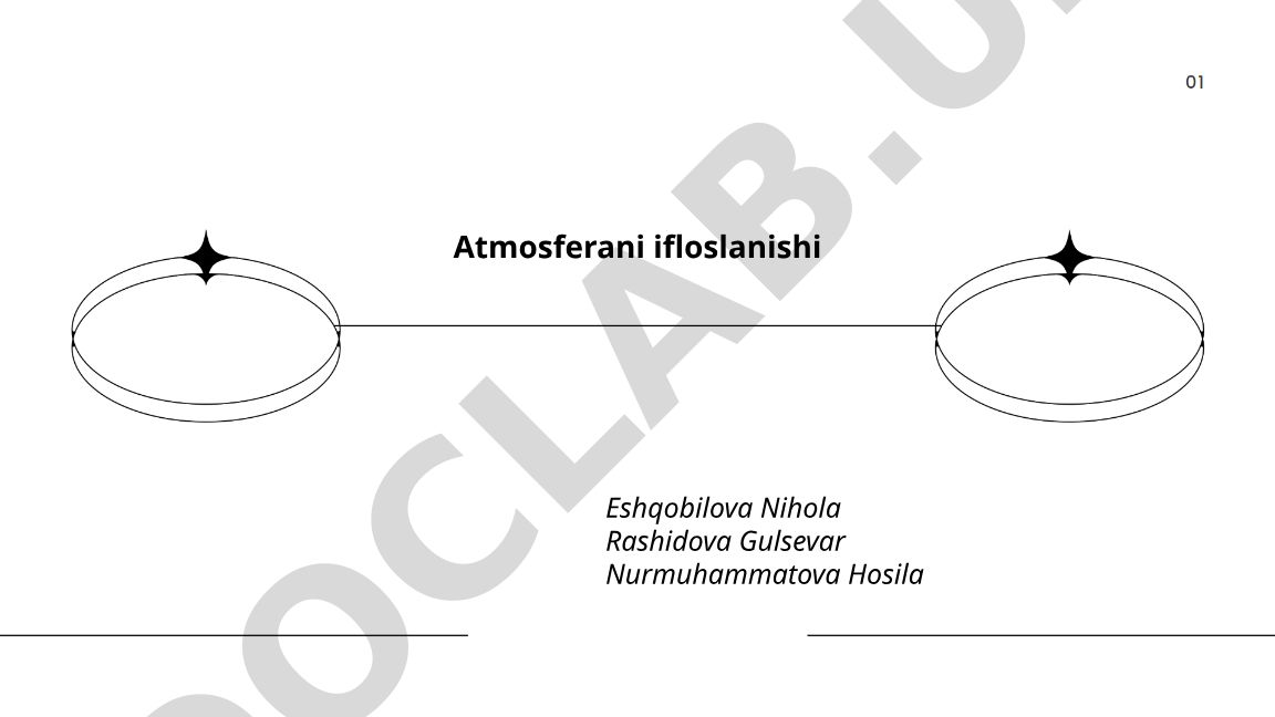 Atmosferani ifloslanishi: ta'rifi, manbalari va ta'siri