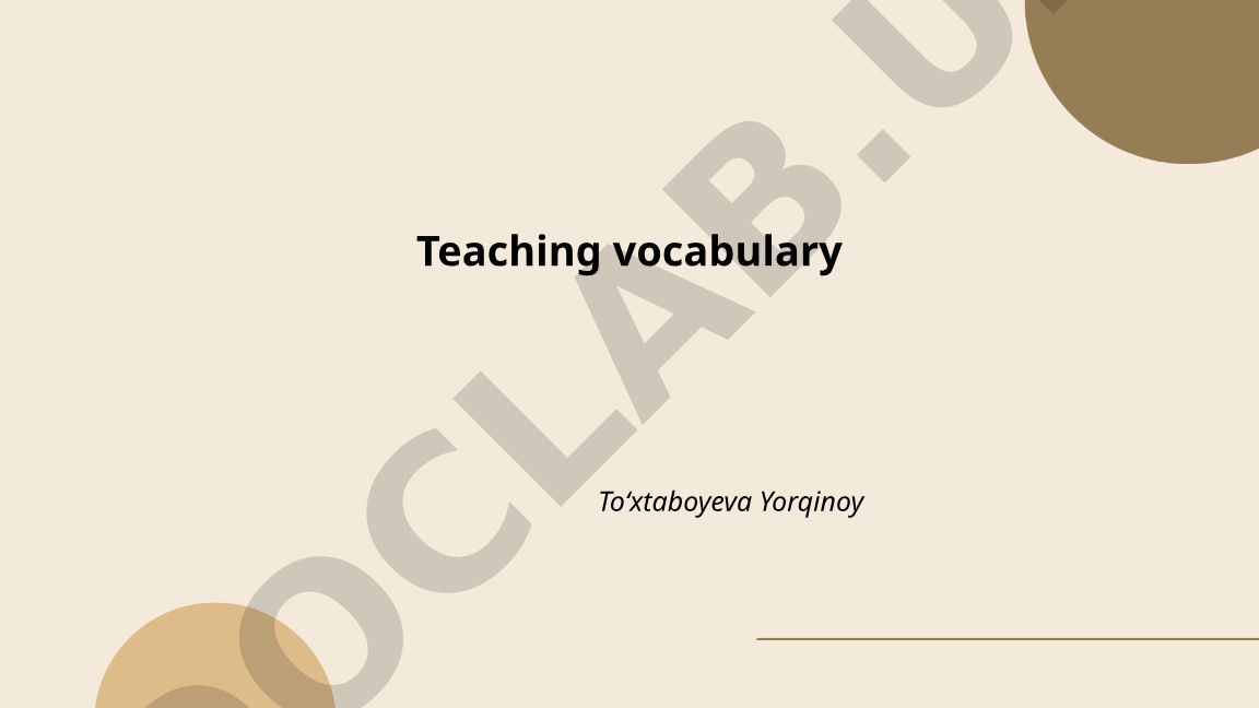 Explicit vs implicit vocabulary instruction