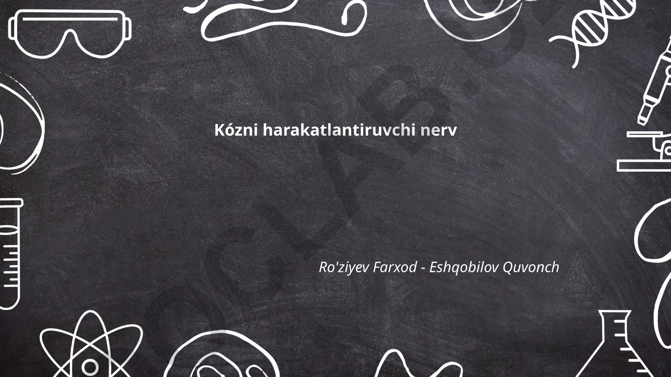 Kózni harakatlantiruvchi nerv anatomiyasi va funksiyalari