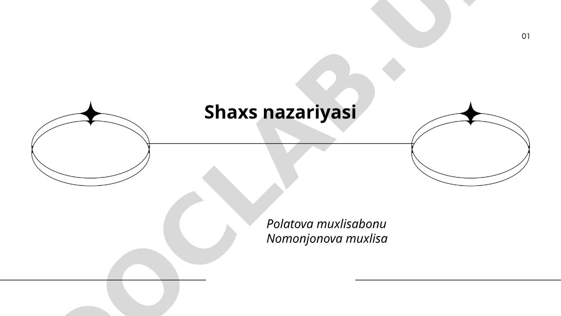Shaxs nazariyasi: mohiyati, tarixi va rivojlanishi