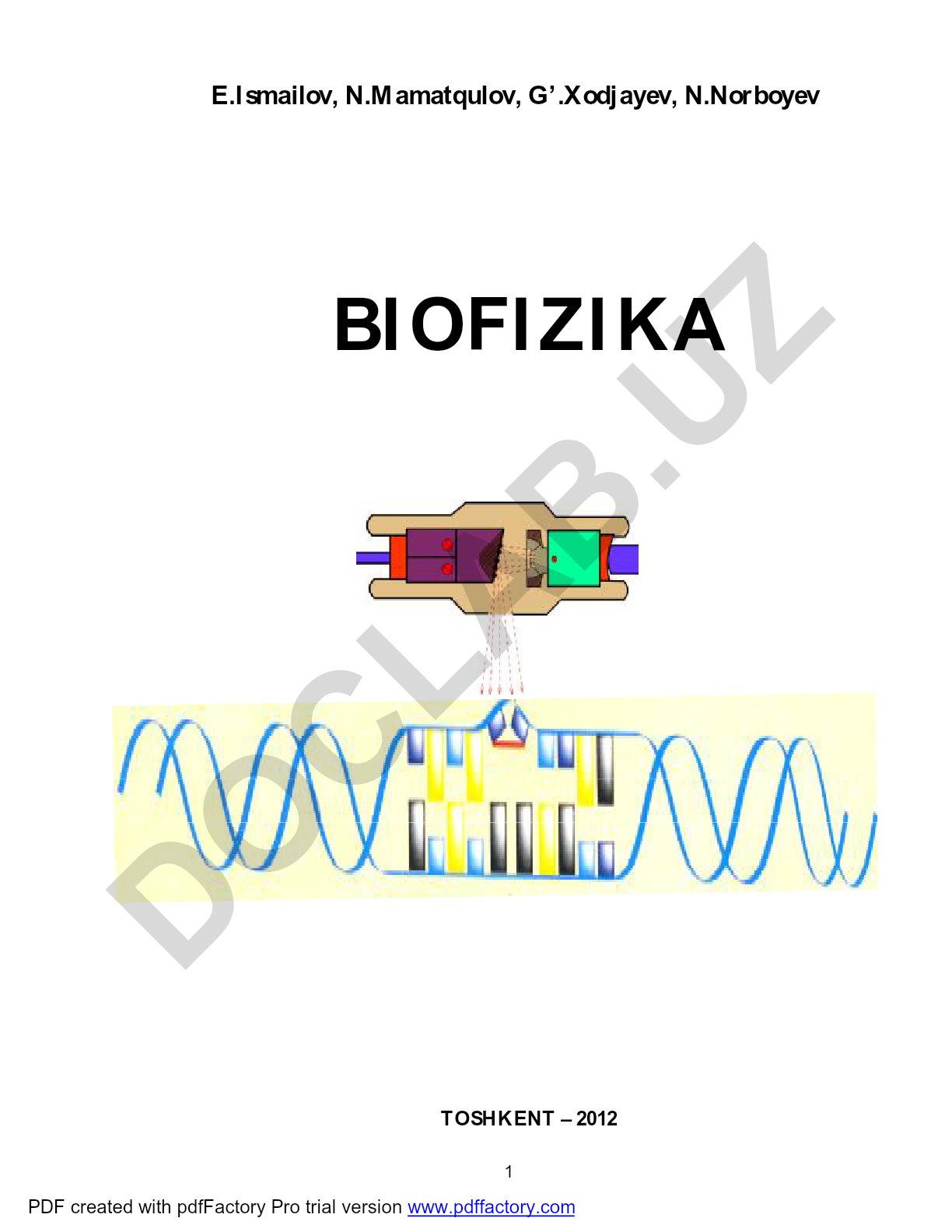 Biofizika darsligi