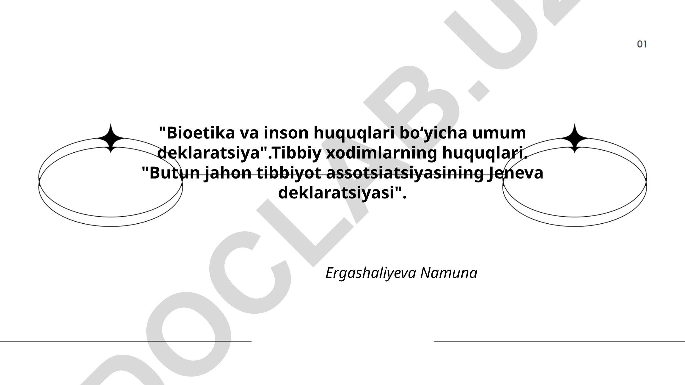 Bioetika va inson huquqlari bo'yicha umum deklaratsiya